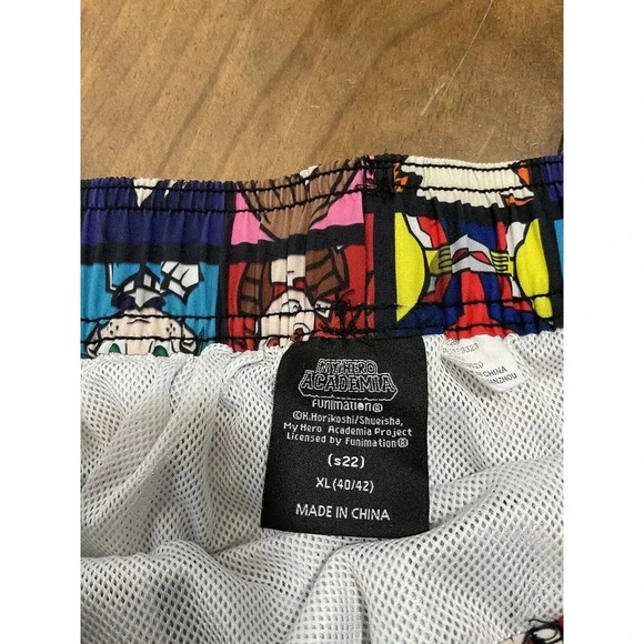 Funimation Shorts Mens Size XL My Hero Academia Swim Trunks Board Shorts - Picture 5 of 7